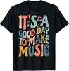 NEW LIMITED! It's A Good Day To Make Music Musician Band Music Tee - MADE IN USA
