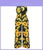 Elegant Summer Floral Print Off Shoulder Sleeveless Jumpsuit For Women Casual Rompers