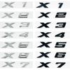Emblemă Aripă Mașină Insignă Portbagaj Autocolant 3D Xdrive 20d 30d 35d 40d 50d 20i 25i 30i pentru BMW X1 X3 X4 X5