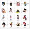 Dragon Ball Stickers Set Cute Anime Dragon Ball Waterproof Cute and Stylish Manga DIY Stickers for Water Suitable for and 50-Piece - Stickers, Decals,