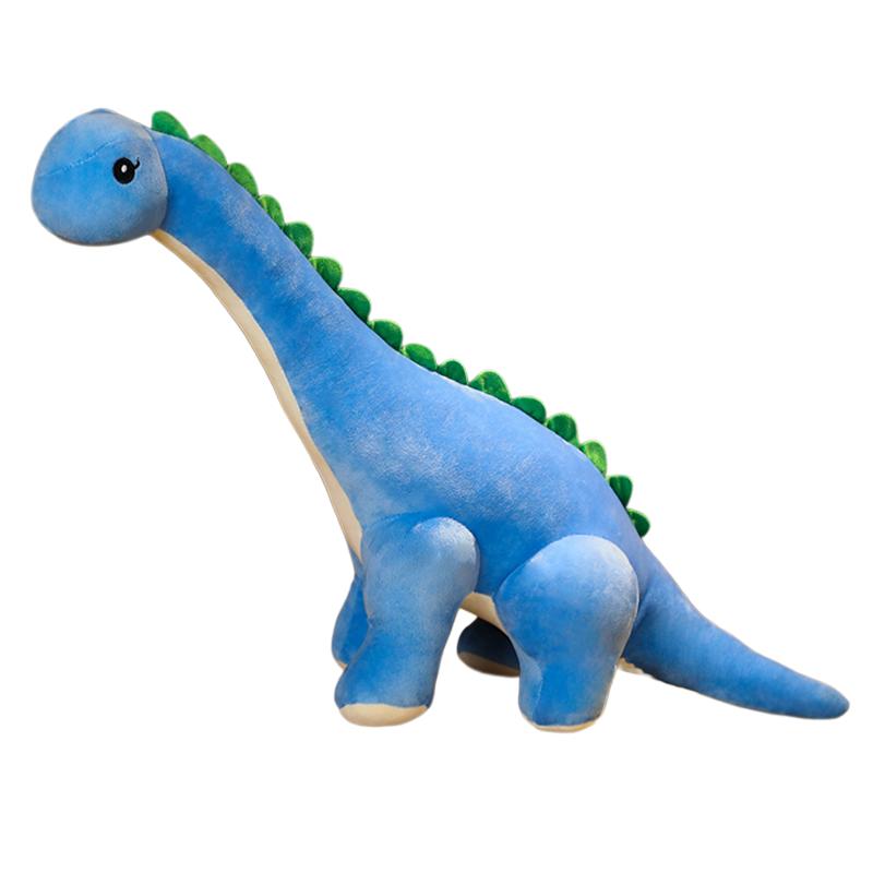 50Cm Cute Tanystropheus Dinosaur Plush Toy Stuffed Blue Green Pink Dino Cartoon Animal Plushie Birthday Gift
