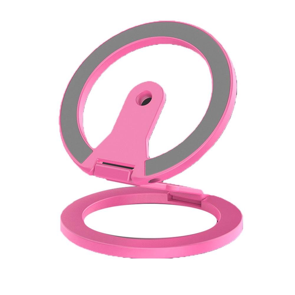 Double Sided Magnetic Phone Holder For MagSafe Portable Folding Magnet Ring Stand Universal Cellphones Stand Accessories