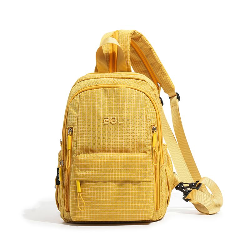 Multi-Functional Backpack Large Capacity Travel Lightweight Chest Bag Crossbody Bag жёлтый