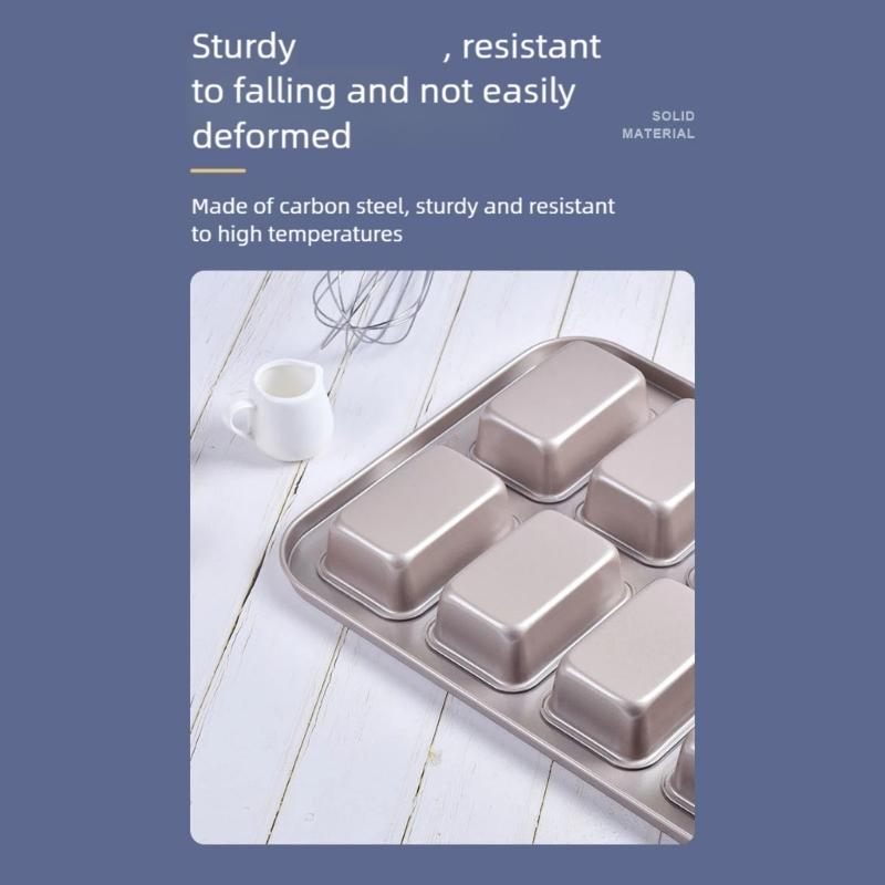 Easy To Cleaning Carbon Steel Miniature Loaf Baking Tool With Nonstick Surfaces For Quick Maintenance Kitchen Accessory
