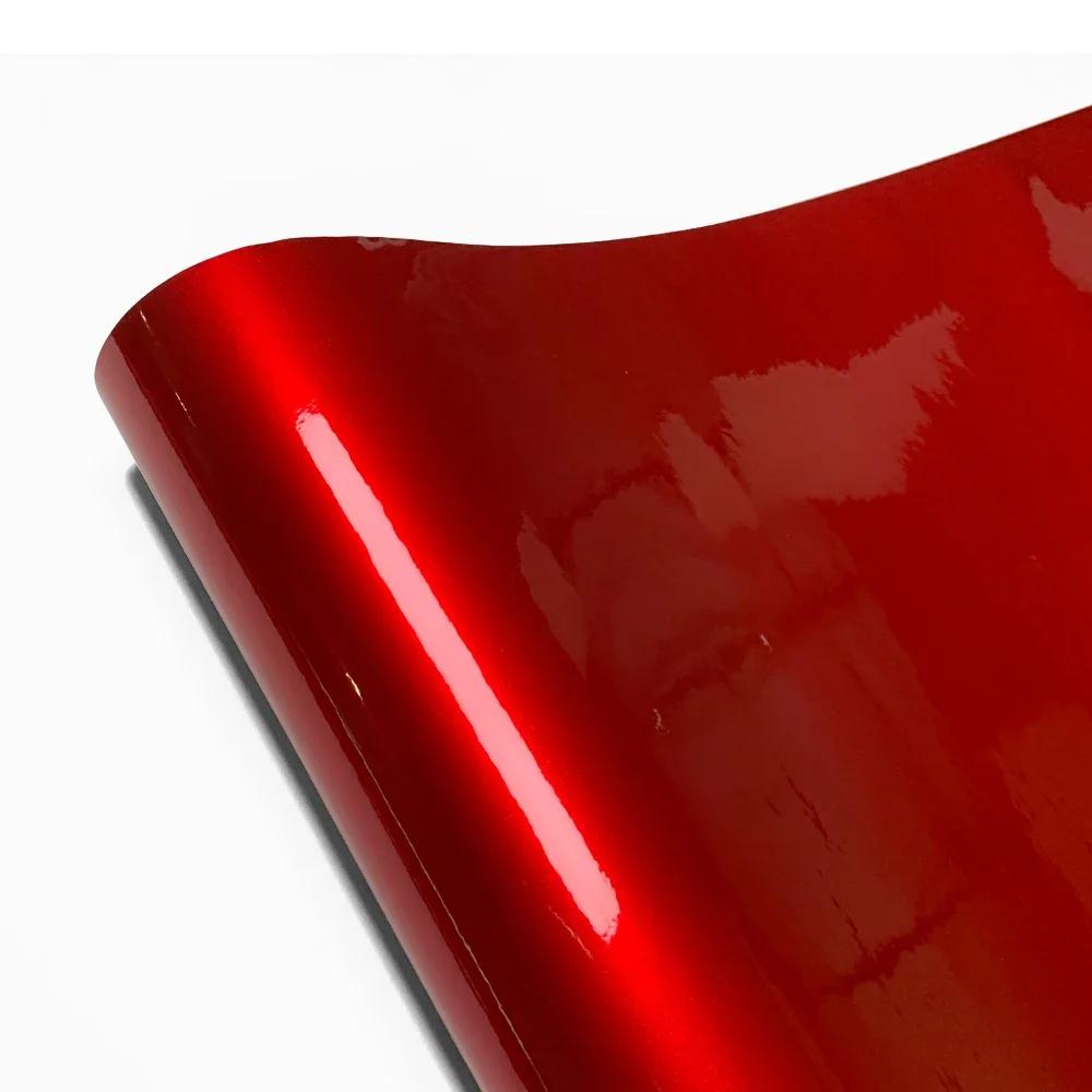 Car Sticker PVC Red Self-adhesive Protective Film Waterproof and Scratch-proof Suitable for Gear Handle Center Console Panel