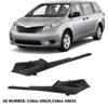 Vehicle Specific Front Windshield Wiper Side Cowl Covers Trim Suitable for 53866-08020 53867-08020 Left and Right 2pcs