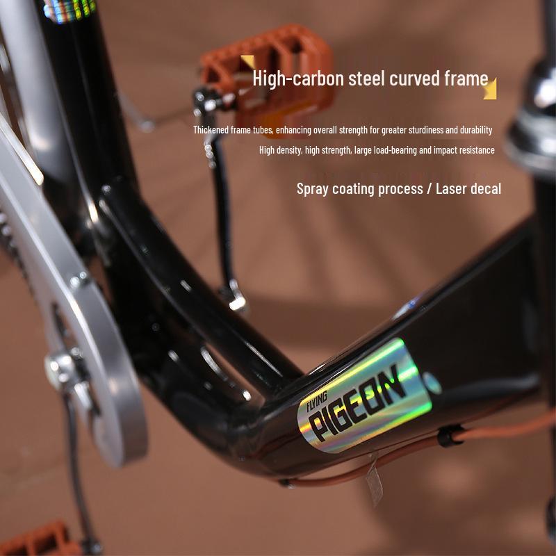 Flying Pigeon Unisex Adult Lightweight Commuter Bicycle for Students and Professionals