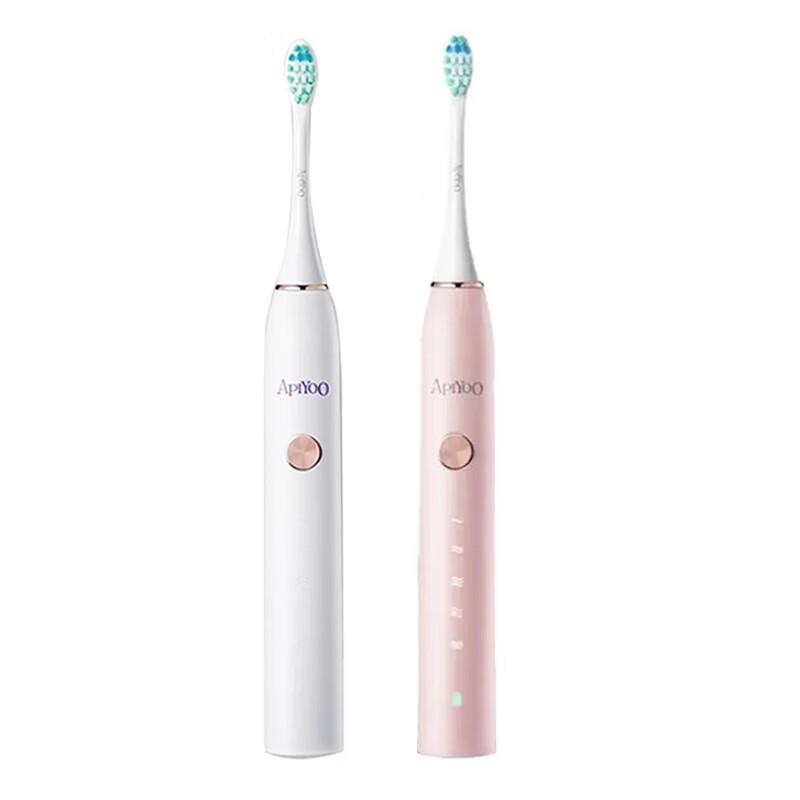 ApiYoo P7 Sonic Electric Toothbrush Couple Gift Set CN Plug (adapter Included)