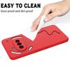 Luxury Liquid Silicone Phone Case for Nothing Phone 3A Pro Shockproof Matte Soft Bumper Lanyard Cover for Nothing Phone 3A 3APro