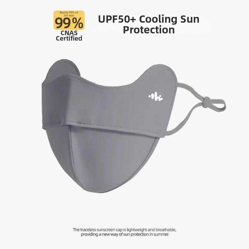 UPF50+ Sunscreen Face Mask Contour The Face Facekini Reusable UV Protection Face Cover  Summer