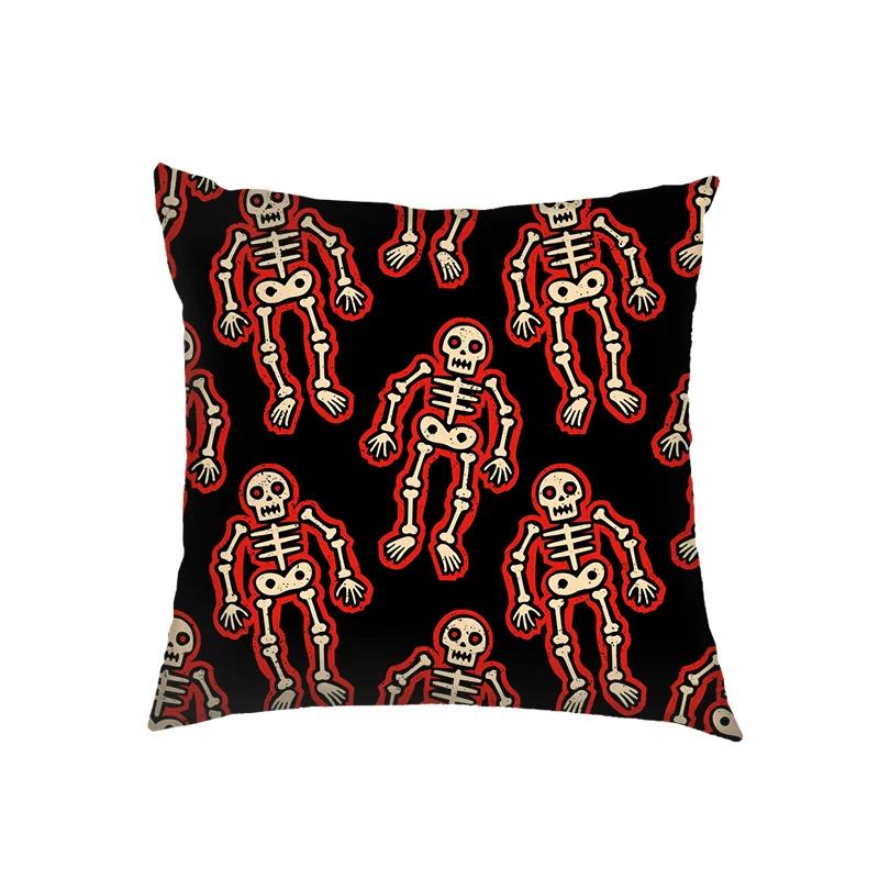 Vampire Bat Ghost Print Cushion Covers Gothic Style Pillowcases Bedroom Office Living Room Pillowcase Throw Pillow Cover Gift