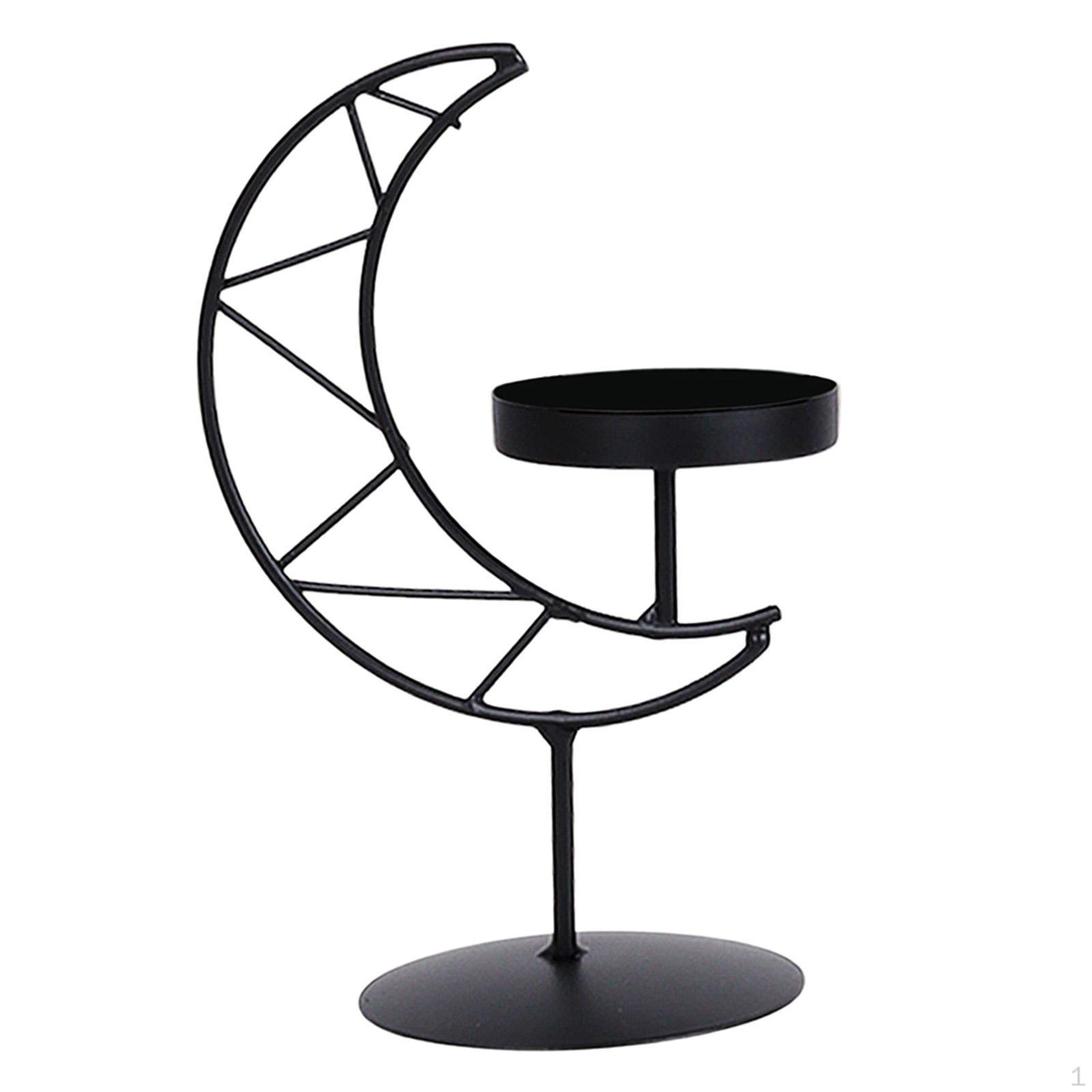 

Подсвечник, декоративная подставка для свадьбы, дома, столовой, гостиной чёрный