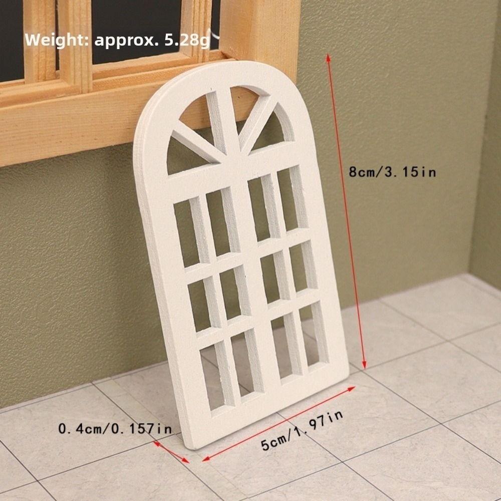 

1:12 Dollhouse Miniature Model Window Mini Doll Window Accessories Toys 2