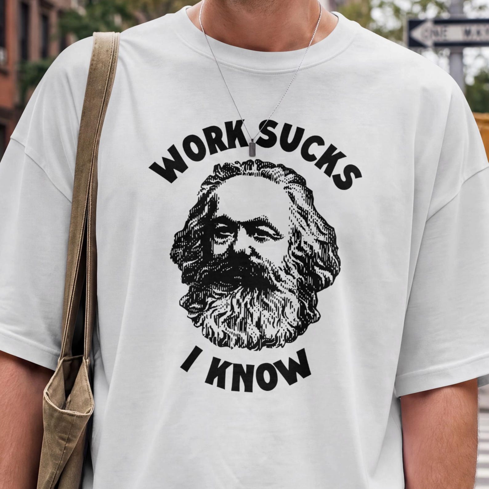 Karl Marx T shirt | Work Sucks I Know | Communism | Capitalism S