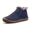Retro Warm Fur Father Fashion Boots Plush Lightweight Dad Winter Boots Latex Waterproof Shoes X995 35
