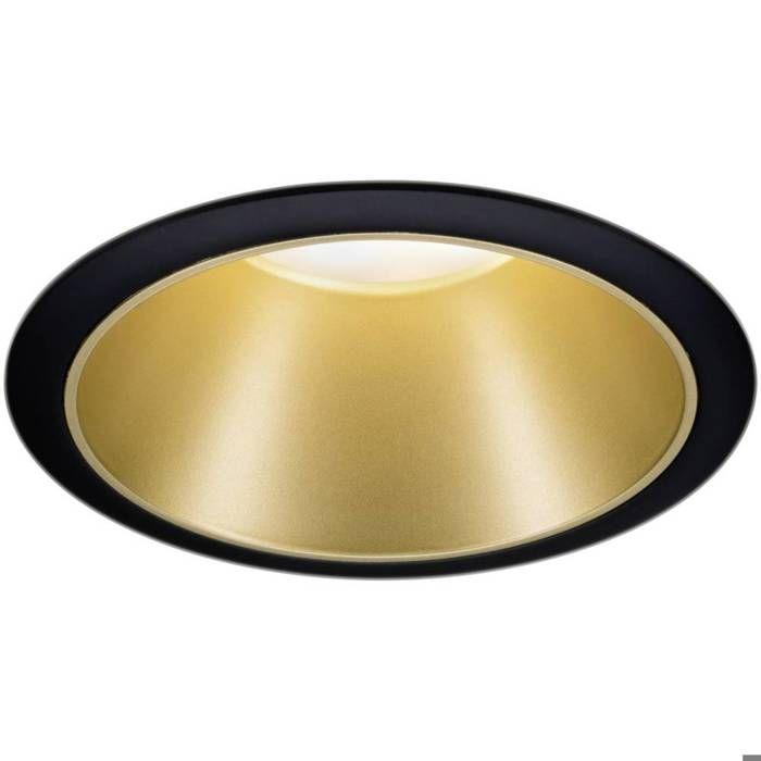 Paulmann 93395 Luminaire À LED Encastrable GU10 Noir (mat), or