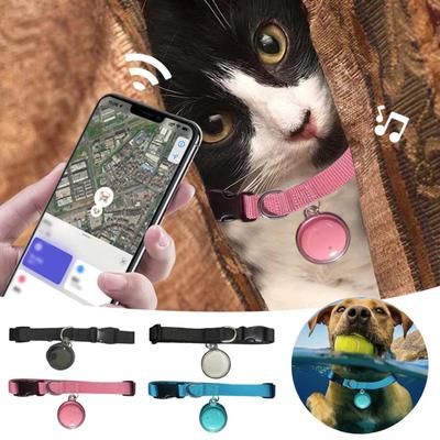 GPS Collar - Pet Location Tag For IOS Android, Smart Real-Time Tracking With Safety Elastic Buckle, Lightweight