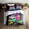 Splat Squad Duvet Cover Set Without Sheet King Queen Double Full Twin Single Size Bed Linen Set