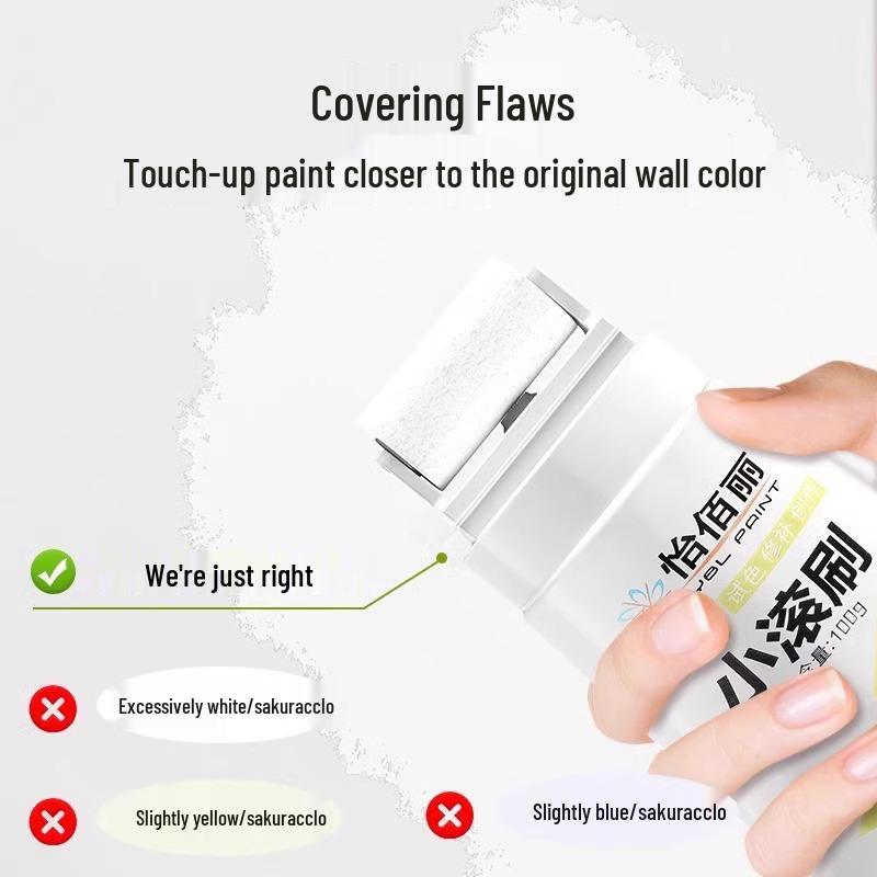Wall Repair and Paint Kit: Cover Graffiti, Stains; Renovate and Color Change with Roller Brush