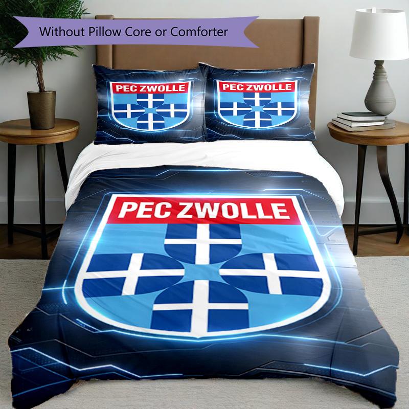3pcs Duvet Cover Set (1*Duvet Cover + 2*Pillowcase, Without Core), PEC Zwolle Print Bedding Set, Bedroom Decor, All‑Season, Birthday Gift