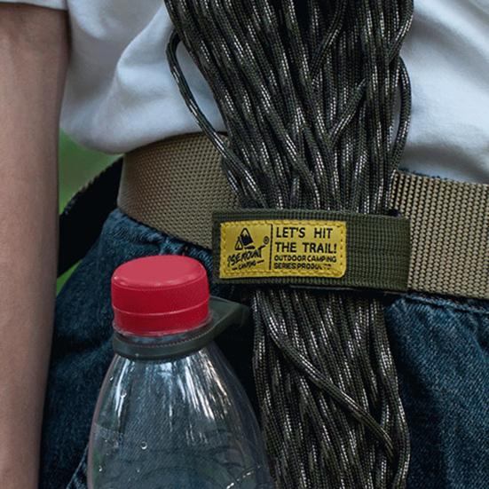 Outdoor Multi-function Glove Storage Buckle Water Bottle Holder Portable Adjustable Camping Hiking Backpack Rope Hanging
