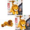 Plush Lion Sleep Pillow Cartoon Animal Decor For Kids And Adults