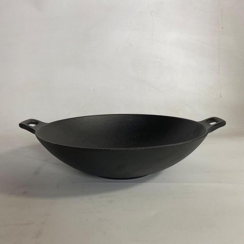 Wutuo Cast Iron Flat-Bottom Wok
