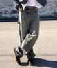 ULIFEZIP Double Knee Carpenter Wide Pants 4 Colors [Ulzd_0041]
