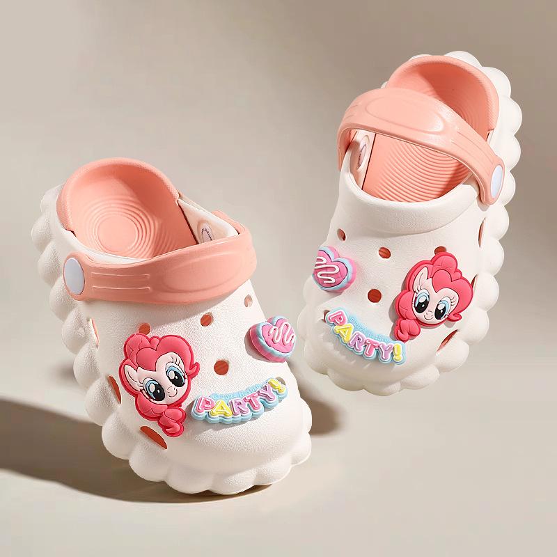 Children, Girls, Girls, Hole Shoes, Cute DIY Removable Shoes with Shoe Flowers Ins Three-dimensional Cute Card