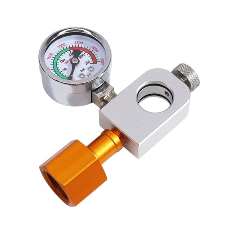 CO2 QuickConnectors Fit for Art Sodas Machine CO2 Cylinders Refill Adapters with 3500psi Gauges
