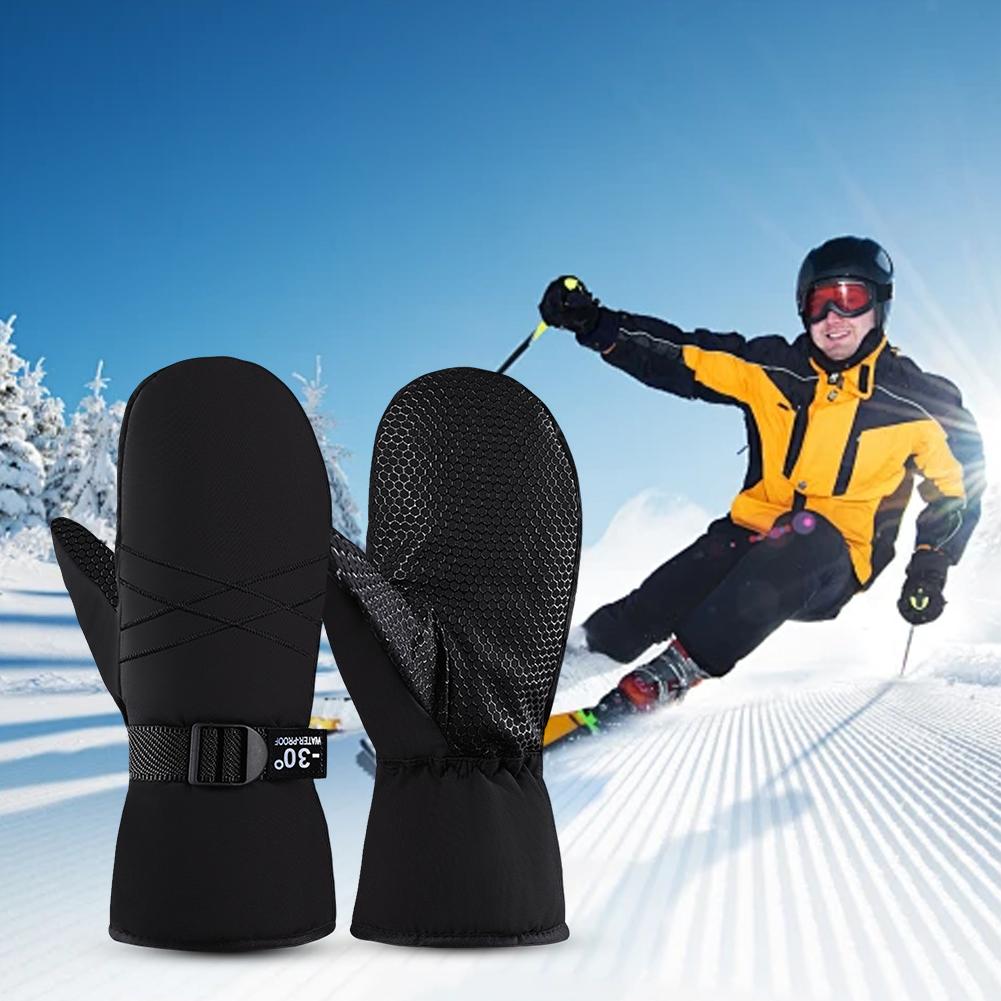 Ski Gloves Winter Waterproof Snowboard Snowmobile Motorcycle Cycling Warm Gloves Thermal Mittens Cold Weather Gloves for Outdoor