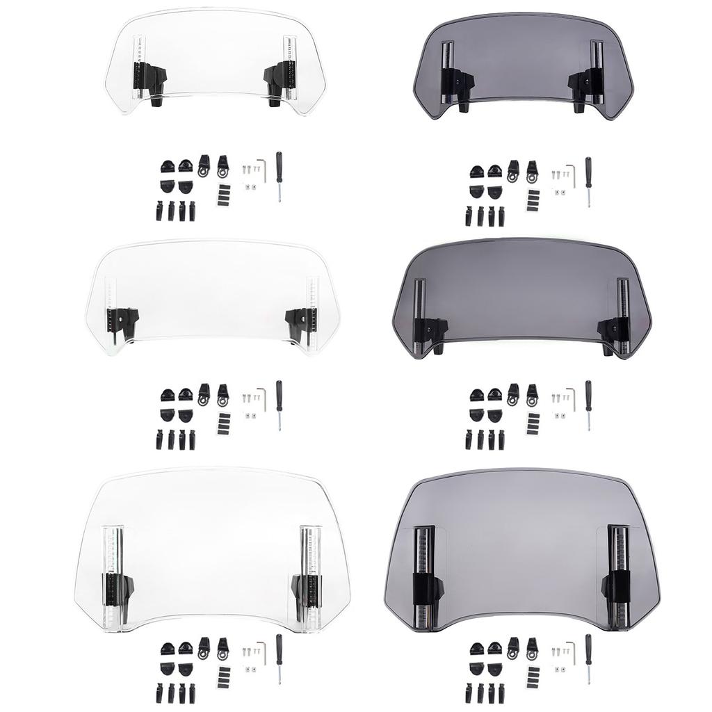 High Resistance Against Sand Motorcycles Windscreen Easy Carry Foldable Design for Commuters Tourers Outdoor Activities