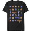 Fifth Sun Heren Nintendo Pixelated Legend of Zelda Vijanden T-shirt