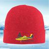 Airplanepropelleryellowbluelogotext Men Women Unisex Knitted Hat Beanie Pullover Cap Winter Thermal Warm Christmas Outdoor