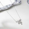 Gotische Sicherheitsnadel Kreuz Halskette für Damen Silberfarbe Strassstein Anhänger Choker Grunge Punk Ästhetik Anhänger Schmuck Geschenk 2026
