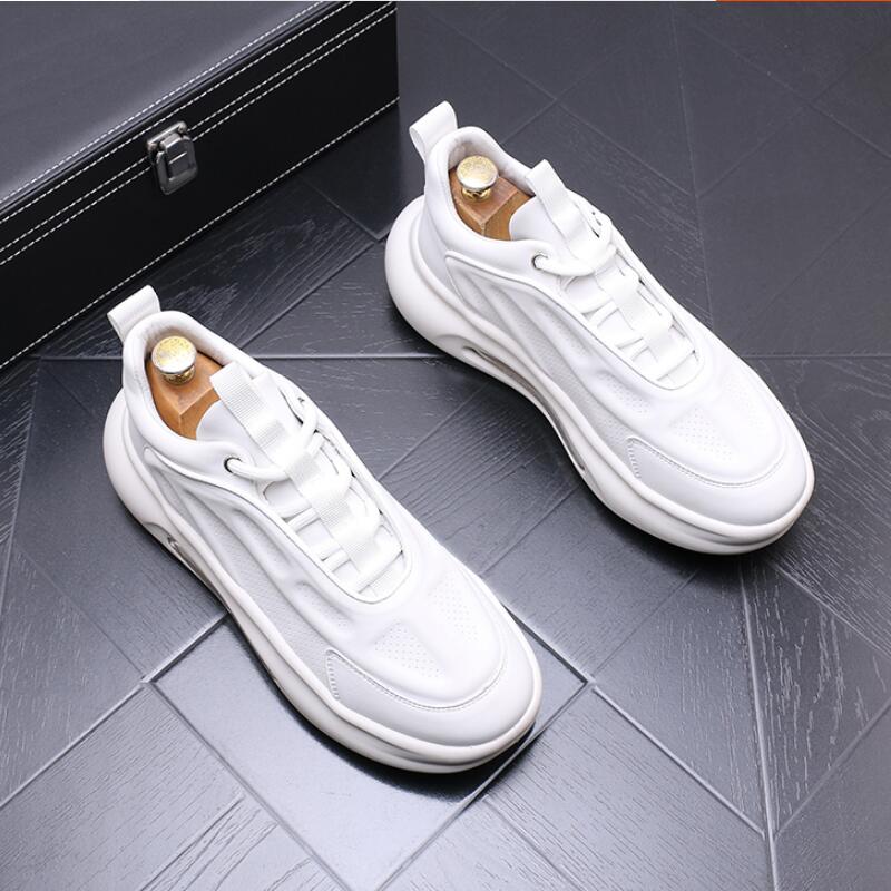 Fashion New spring and summer men's boots small white leisure youth all match breathable running shoes Zapatos Hombre a6