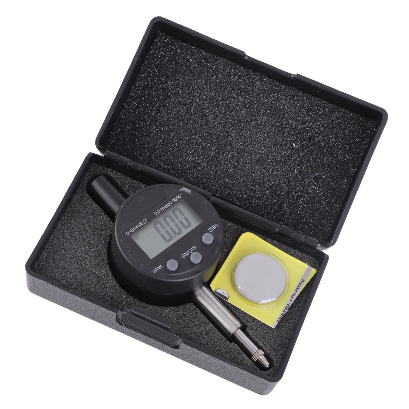 

Цифровой циферблатный индикатор Микро Электронный 0,0005 дюйма 0,01 мм Промышленный Высокоточный Измеритель 08мм