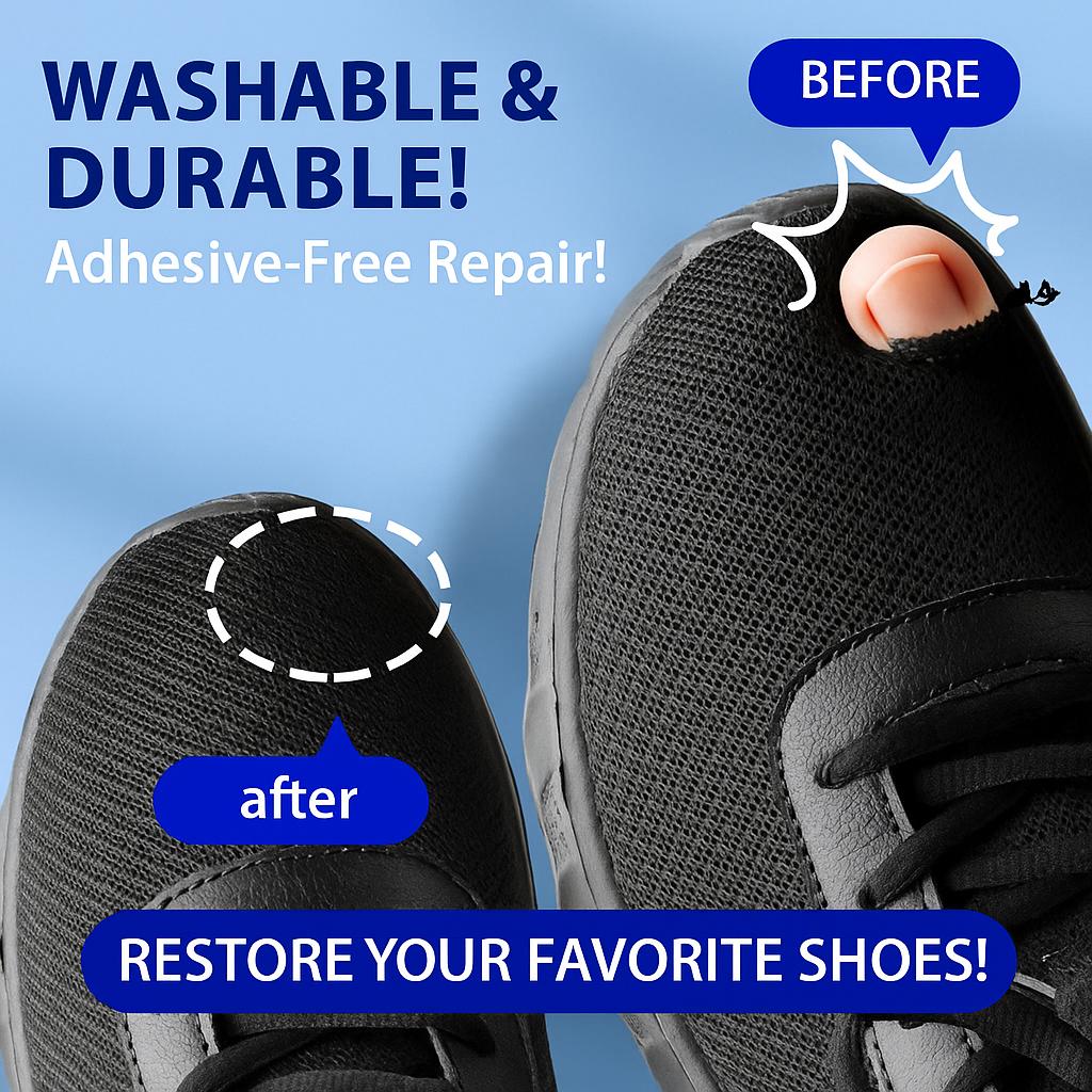 Patchs autocollants pour chaussures pour réparer les dommages sur les côtés des chaussures, réparer les trous dans la doublure et appliquer des patchs d'usure sur le talon des chaussures de sport