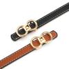 2025 Women's Fashion Alloy Buckle Slim Leather Belt for Jeans & Dresses