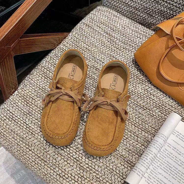 Women's new autumn casual flat-bottomed women's super soft beanie shoes are not tired of single shoes