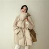 Women's Mid-Length Korean Style Thickened Winter Down Puffer Jacket, Plus Size, Fashionable White Duck Down Coat, 2026 Edition.