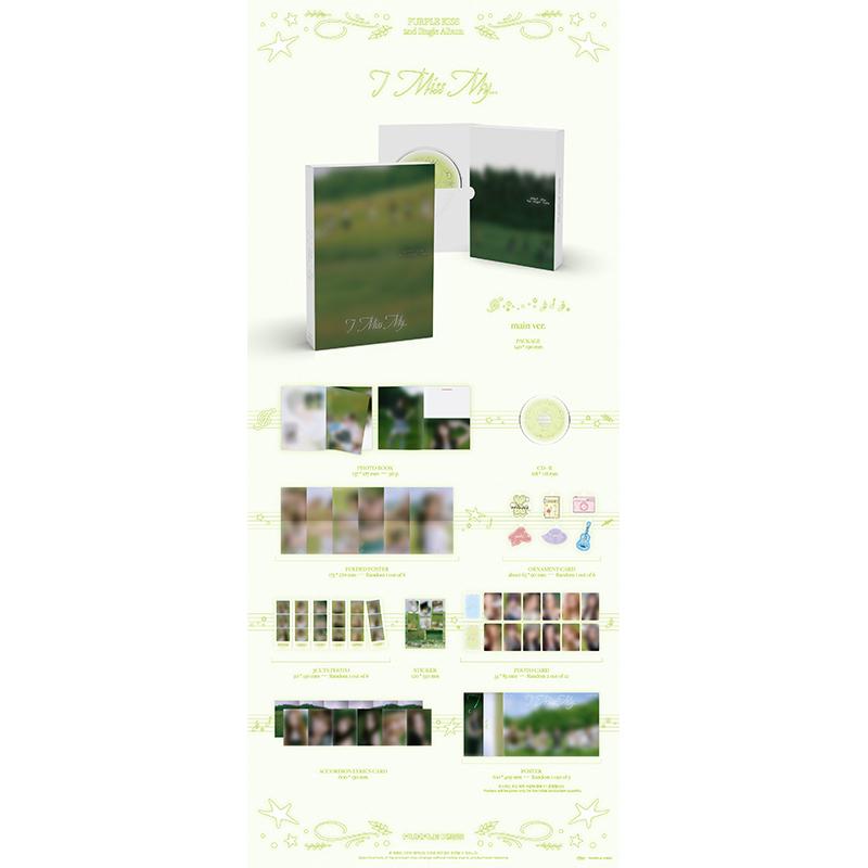 [Pre-order] PURPLE KISS 2nd Single Album I Miss My... MAIN Ver.
