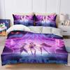 Conjunto de Capa de Edredom Filme D-Demon H-Hunters Algodão Lavado Macio Cama Confortável Dormitório Estudantil Casa Presente para Menina Roupa de Cama para Bebê