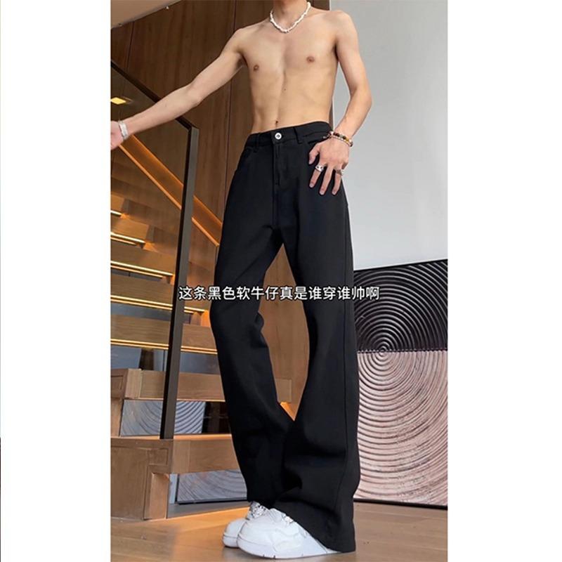 Джинсы мужские JYL Весна Винтаж Усы Чистая посадка В пол Деним S