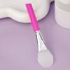 Slant Tail Rod Soft Head Silicone Mask Brush Hydrotherapy Application Mud Film Face Application Silicone Beauty Salon Film Adjustment Brush