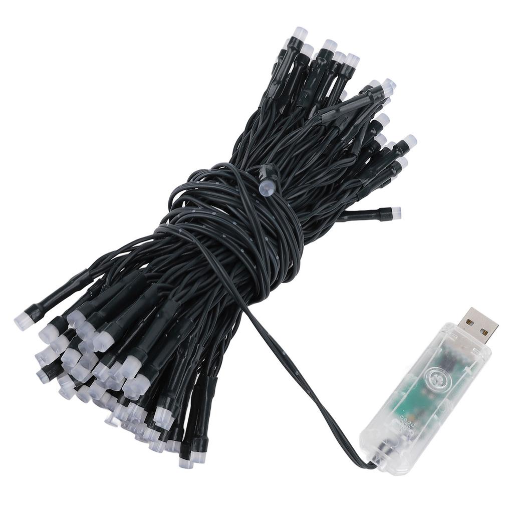Smart Xmas Light 32.8FT 100LEDs Bluetooth RGB Color Changing Music Sync USB Xmas String Fairy Light