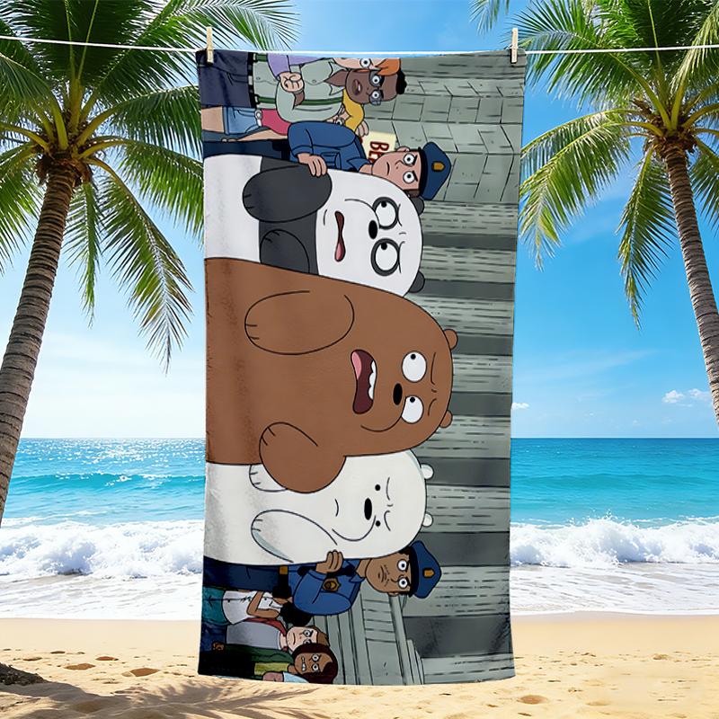 1Pc Friends Unlikely Places Beach Towel Quick Dry Multiuse For Beach Pool Gym Yoga Home Travel Christmas Halloween Xmas Gift S1758