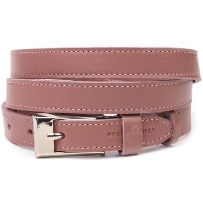 Excellent Women's Leather Belt GRANDE PELLE Leather Belt 21448 Pink