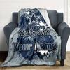 Name Custom Dallas Cowboys Print Flannel Blanket High Quality Warm Comfortable Cover for All Seasons Perfect for Gifts Home Decor