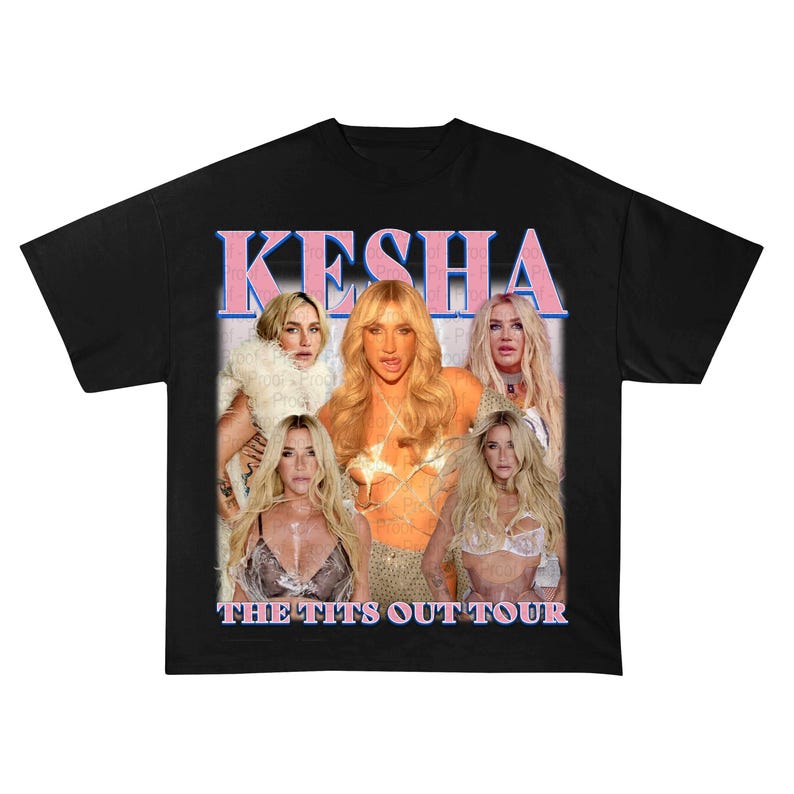 Kesha 2026 Concert Unisex T-Shirt, 2026 Kesha The Tits Out Tour Unisex T-Shirt M